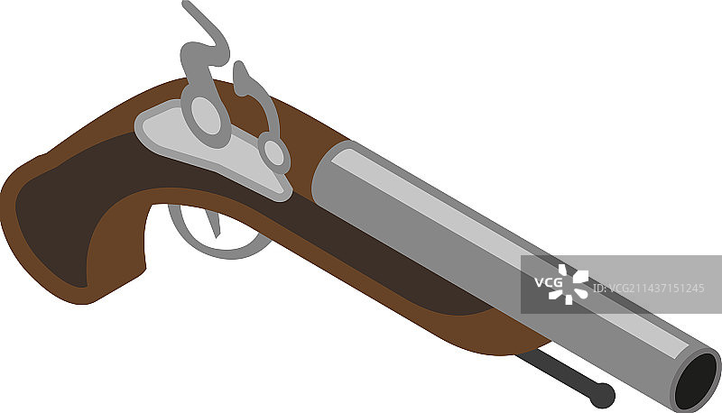 2.5D火铳图标图片素材