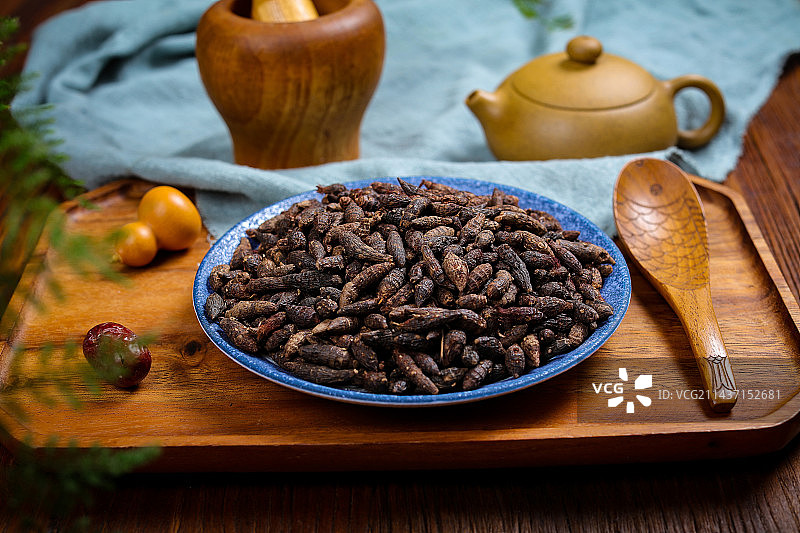 中国传统医学中医中药材香附子图片素材