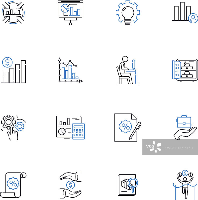 测量线图标合集图片素材