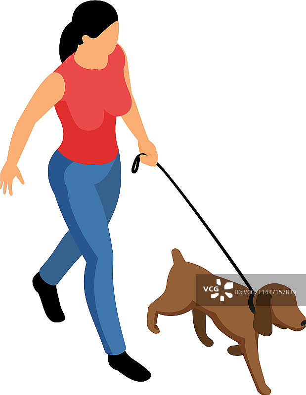 2.5D犬类学家图标图片素材