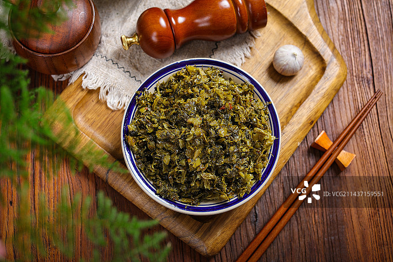 农家特产腌菜雪菜图片素材