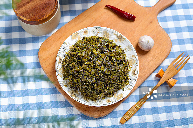 农家特产腌菜雪菜图片素材