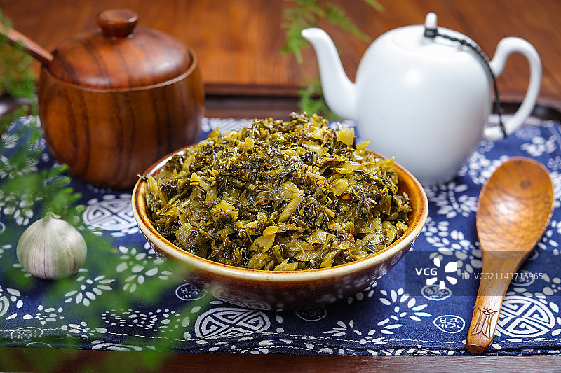 调味配菜小吃腌雪菜酸菜图片素材