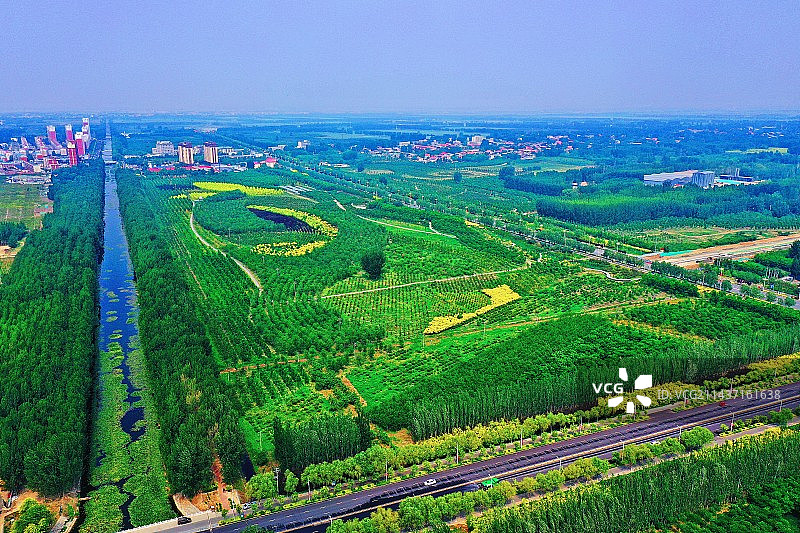 雄安新区悦容公园占地1000亩悦心湖、悦心岛、悦心广场、悦心花园景观文化内涵  （一步一景美如画）图片素材