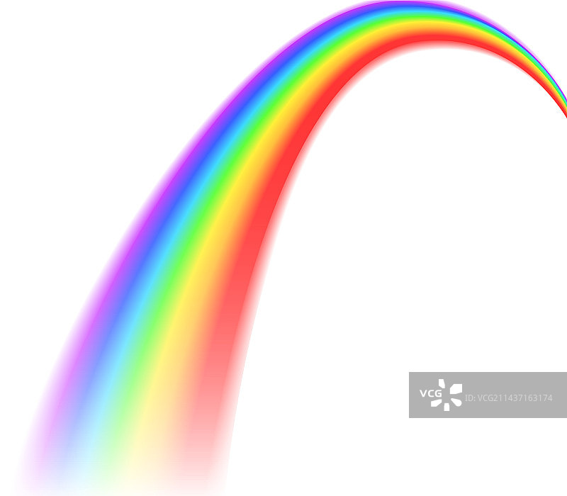 逼真彩虹光谱图片素材