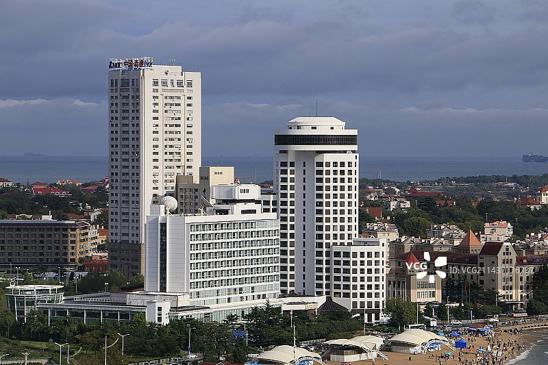 青岛海边图片素材