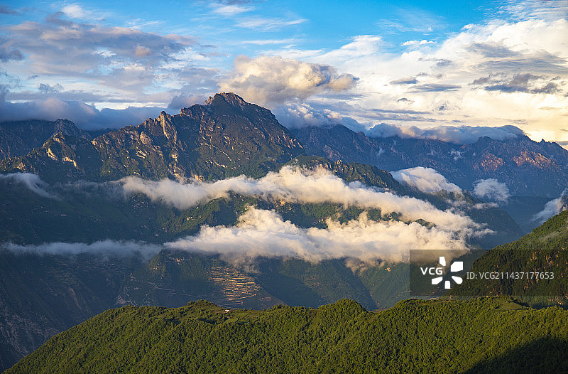 拉尕山风光图片素材