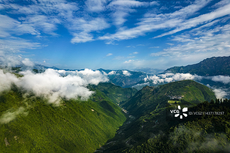 拉尕山风光图片素材