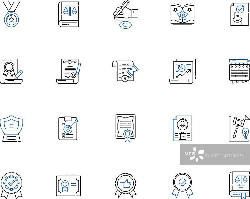 优势线条图标合集图片素材