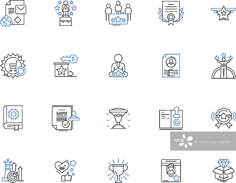 认证系列图标图片素材