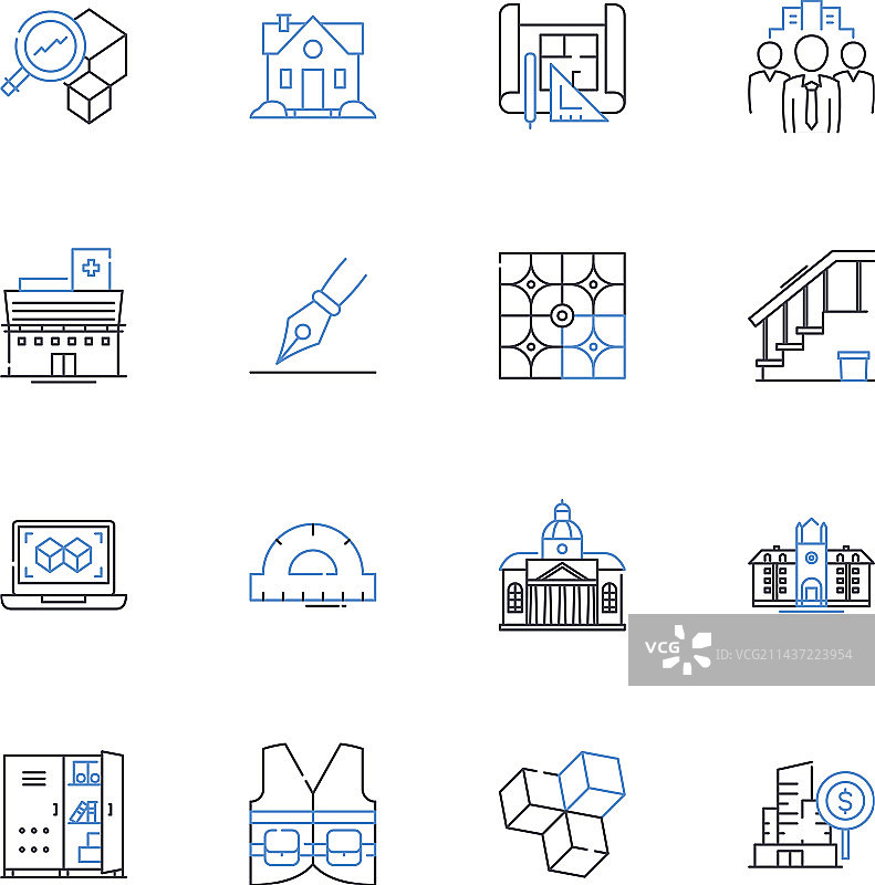 手工用品线稿图标闪光合集图片素材