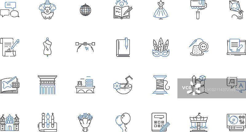 装饰艺术线条图标陶器系列图片素材