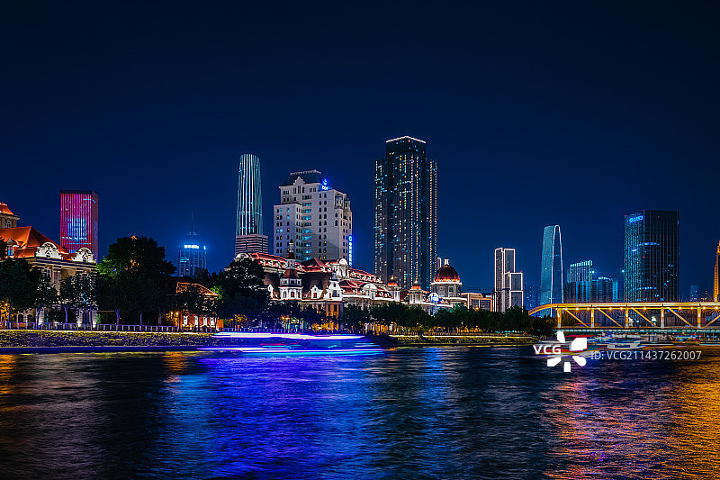 海河夜色美-13图片素材