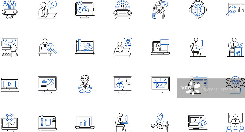 招聘Z线图标合集图片素材