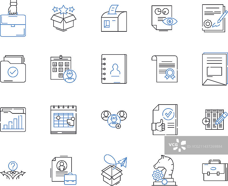 唱片维护线性图标合集更新图片素材