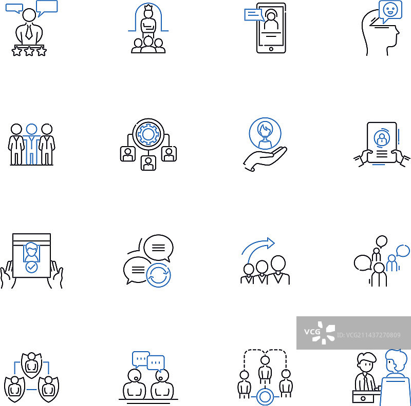 会员关怀热线图标集图片素材