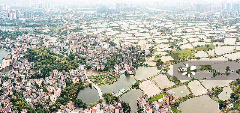 中国江门市鹤山市华侨城古劳水乡旅游区图片素材
