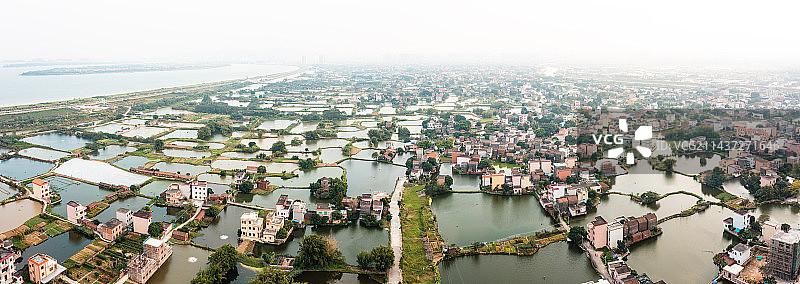 中国江门市鹤山市华侨城古劳水乡旅游区图片素材
