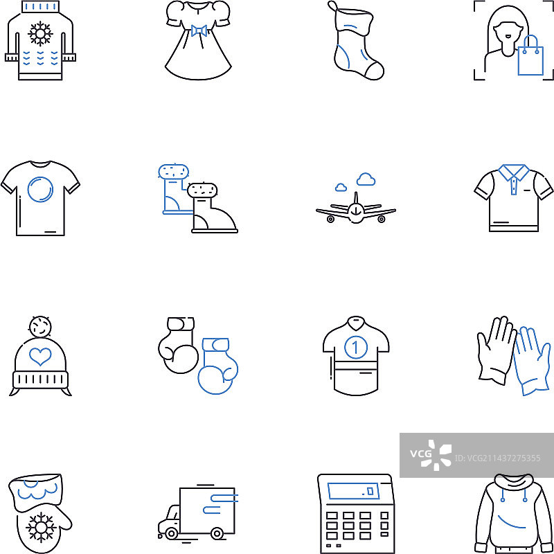 电商Z线图标集图片素材