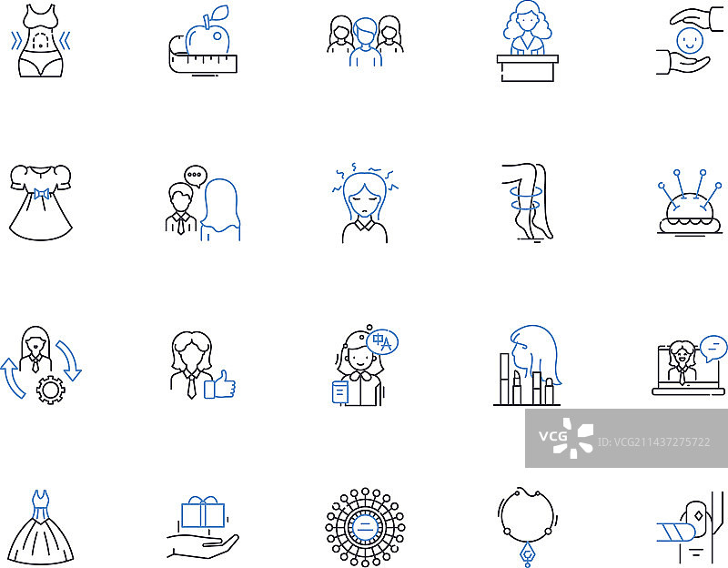 姐妹情谊图标集图片素材