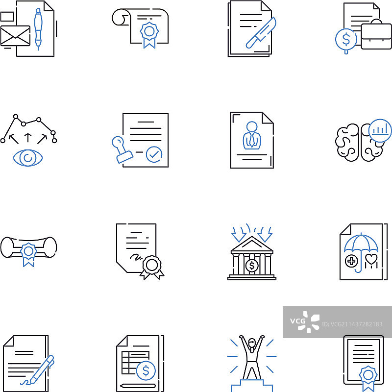 专业竞技场线条图标合集图片素材