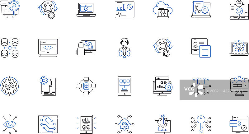 在线安全系列图标：网络欺凌图片素材