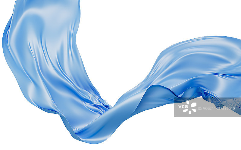 随风飞舞的布料纹理背景3D渲染图片素材