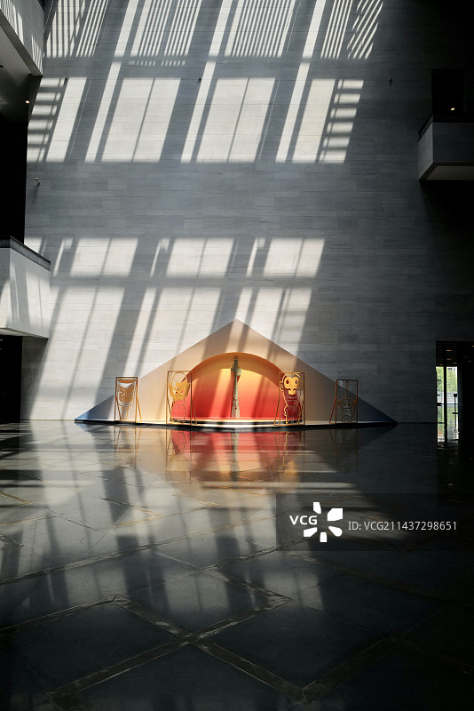 安徽博物院中庭大堂图片素材