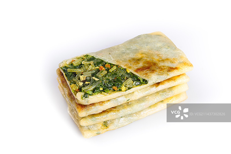 白底上的韭菜盒子图片素材