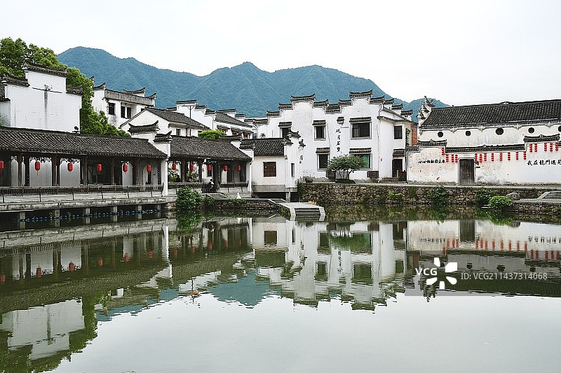 杭州富阳龙门古镇·砚池图片素材