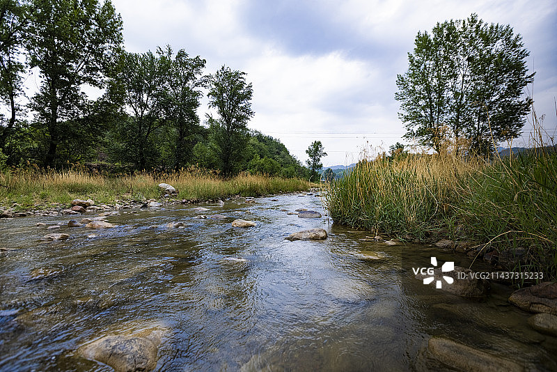 乡间小溪（密云清水河）图片素材