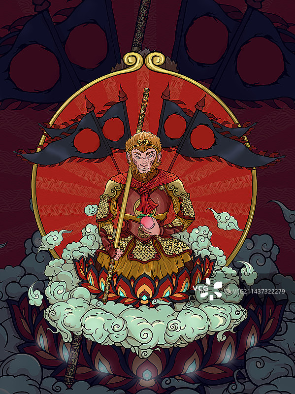 国潮齐天大圣图片素材