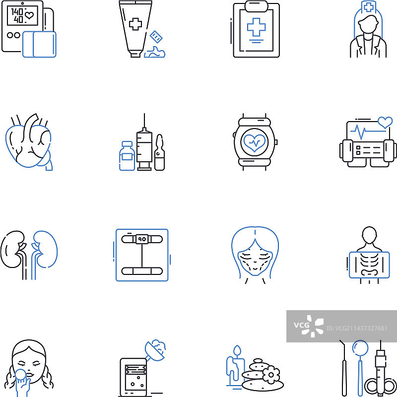 健康服务系列图标集：健康图片素材