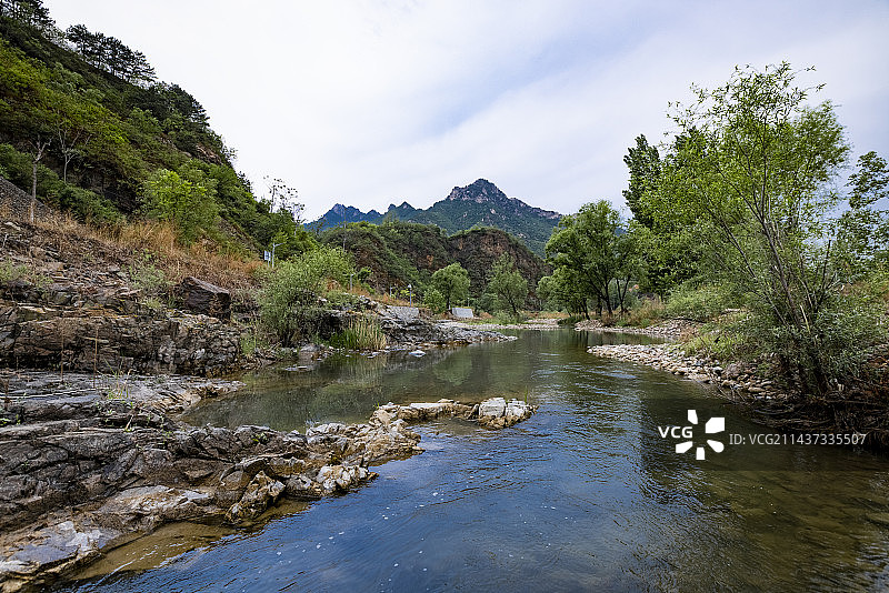 乡间小溪（密云清水河）图片素材