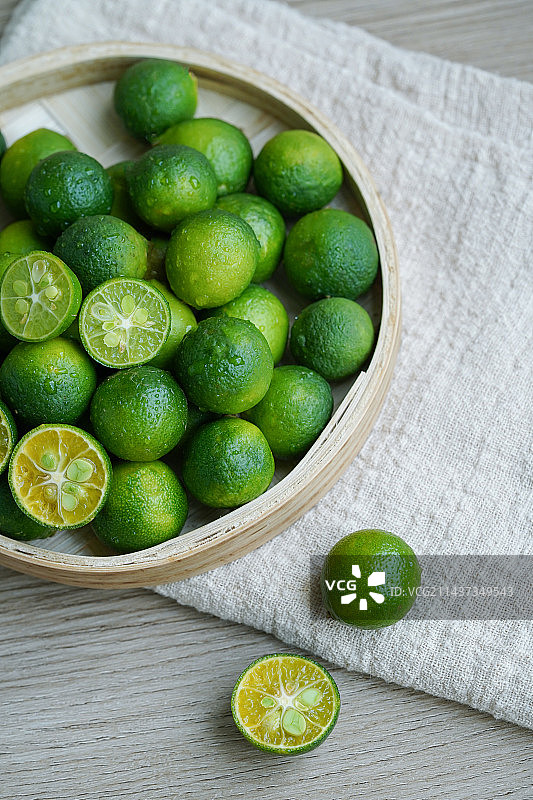 金桔柠檬静物特写图片素材