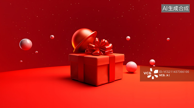 【AI数字艺术】3D礼物素材图片素材