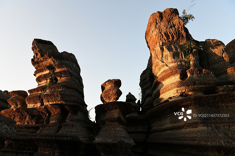 腊尔山红石林9图片素材