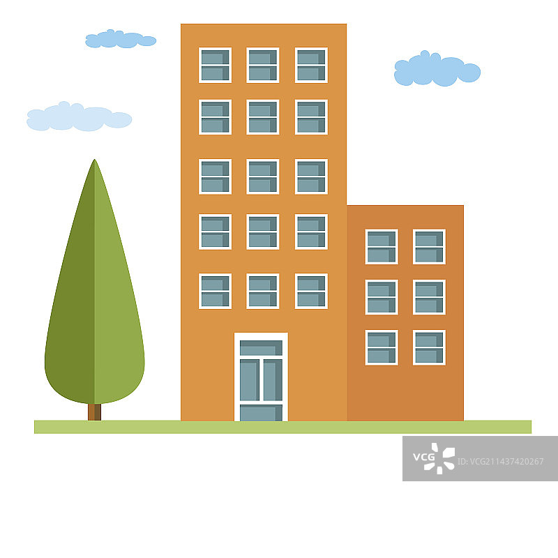 建筑物城市房屋图片素材