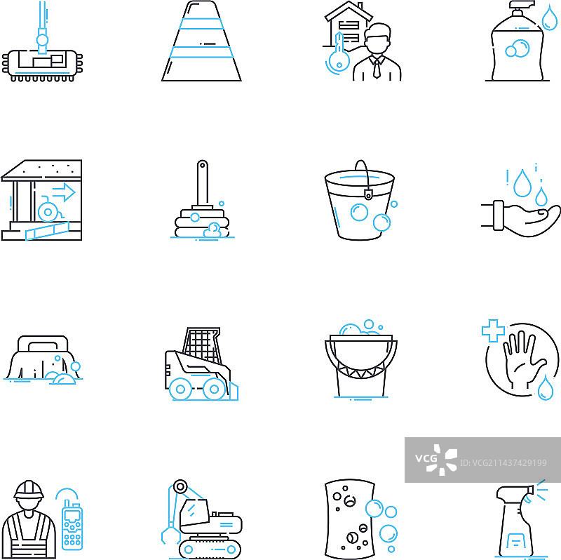 线性图标抛光打磨光泽图片素材