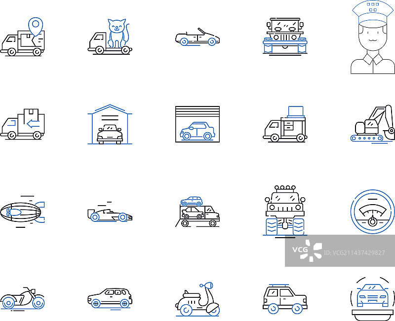 运动线条图标流程进度合集图片素材