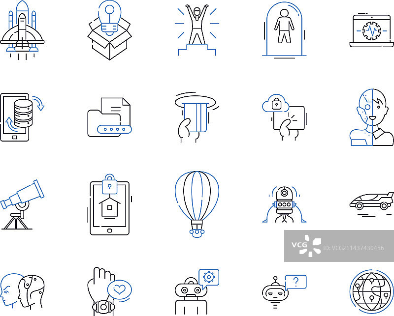 系统线条图标图案纹理图片素材