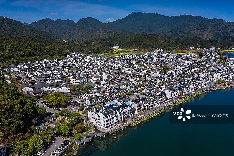 婺源江湾风景图片素材