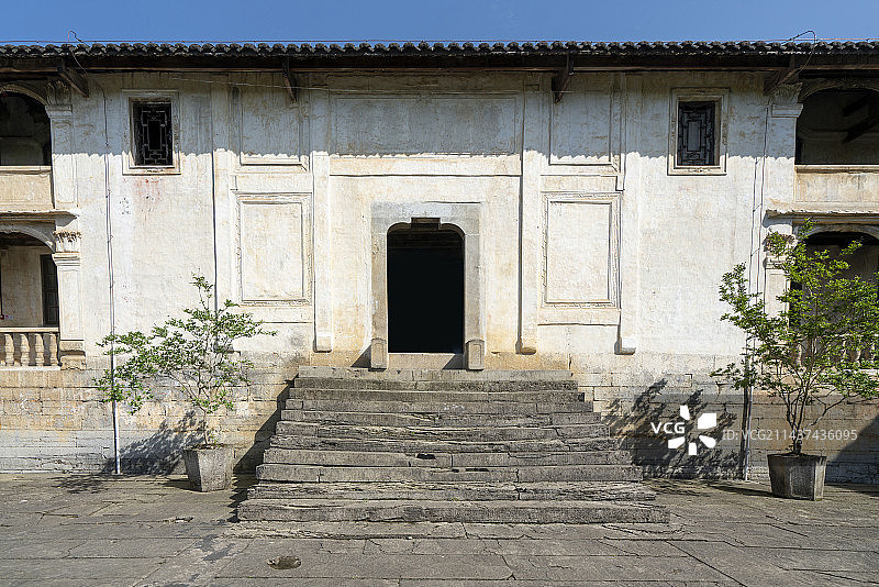 湖北利川市区大水井建筑群图片素材