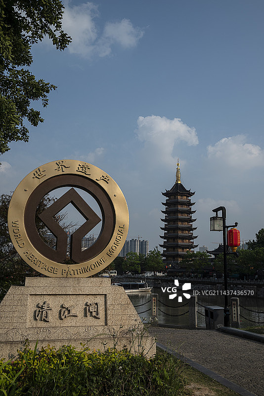 江苏淮安里运河文化长廊~清江闸图片素材