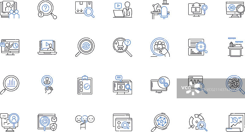 任务线图标集合：奥德赛朝圣之旅图片素材