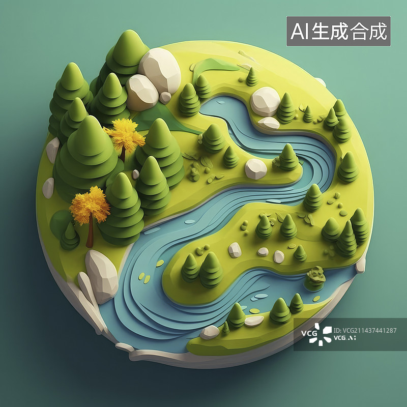 【AI数字艺术】环保系列图片素材