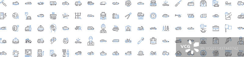 交通线路图标：通勤交通图片素材