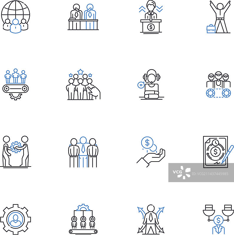 分享传输线性图标合集图片素材