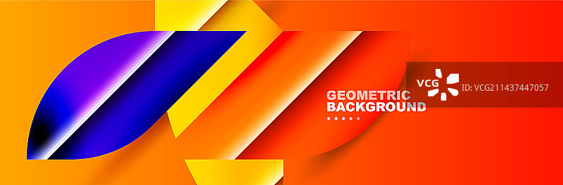 抽象背景与几何形状图片素材