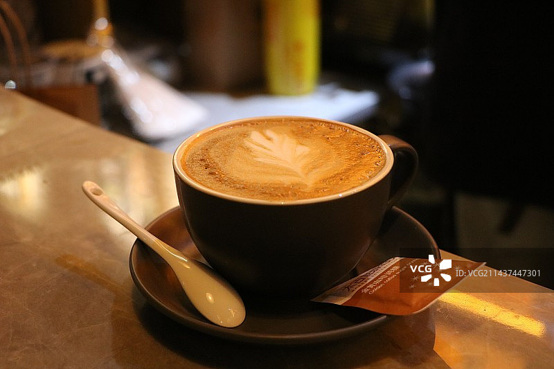 咖啡特写图片素材